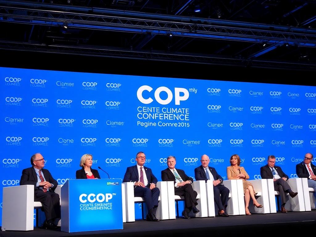 COP climate conference panel